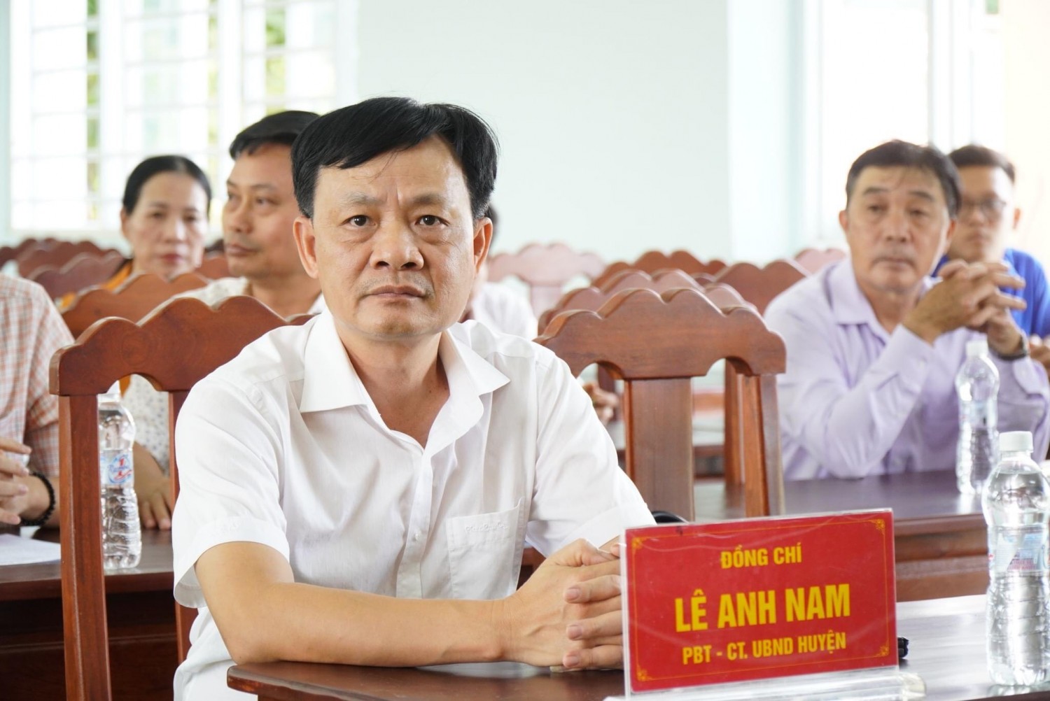 Phó Chủ tịch UBND xã Lê Đình Trung được giao phụ trách, điều hành hoạt động của UBND xã Long Tân.